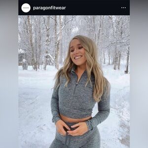 Paragon Fitwear Textform Grey Pullover - Size Medium